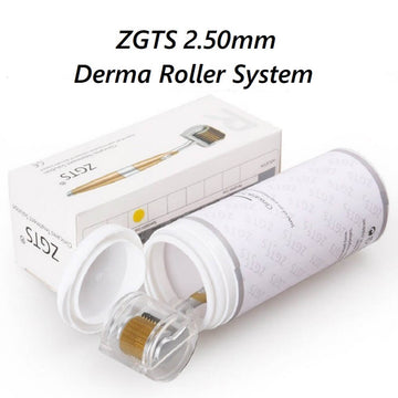 ZGTS Clinicares Treatment Solution Roller, 2.50mm Titanium Alloy Needle Derma Roller - Imported from UK